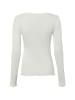 OPUS Langarmshirt Suzzo in ecru