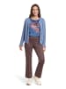 Betty Barclay Kunstleder-Hose mit elastischem Bund in Muskat