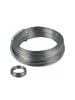 relaxdays 2 x Bindedraht in Silber - (L)50 m x Ø 1 mm