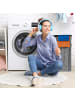 relaxdays 2 x Wäschekorb in Grau - (B)55 x (H)63 x (T)35 cm