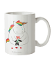 Mr. & Mrs. Panda Kindertasse Einhorn Traurig ohne Spruch in Weiß