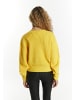 myMo Damen Strickpullover in Gelb