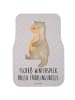 Mr. & Mrs. Panda Schmutzfangmatte Auto Otter Bauch mit Spruch in Grau Pastell
