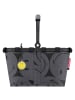 Reisenthel carrybag xs - Einkaufskorb 21 cm (teddy leo olive) in smiley grey