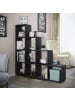 VCM  Holz Stand Treppenregal Regal 10 Fächer Napoli in Schwarz