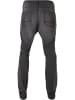 Urban Classics Urban Classics Herren Slim Fit Zip Jeans in real black washed