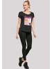 F4NT4STIC Long Cut T-Shirt Bambi Nice To Meet You in schwarz