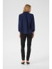 Kaffe Langarm-Bluse KAlena Loose fit in Midnight Marine