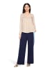 CARTOON Casual-Bluse mit Muster in Blue/Apricot