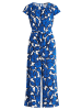 Betty Barclay Jumpsuit mit Eingrifftaschen in Blau/Weiß