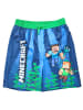 Minecraft Badeshorts Minecraft  Alex & Steve in Dunkelblau