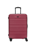 D&N Travel Line 2400 - 4-Rollen-Trolley M 68 cm in pink