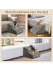 COSTWAY Hundetreppe 2 Stufen 29cm in Grau