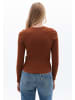 OXXO V-Ausschnitt-Pullover CARAMEL CAFE