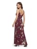 Vera Mont Abendkleid mit Muster in Dark Red/Green