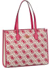 Guess Shopper Silvana Girlfriend Tote SE in Magenta Logo