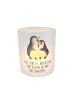 Mr. & Mrs. Panda deko kerzenhalter Pinguine Einschlafen mit Spruch in Transparent