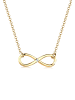 Elli DIAMONDS  Halskette 925 Sterling Silber Infinity in Gold