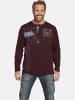 Jan Vanderstorm Sweatshirt FIONN in dunkelrot