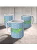 Mr. & Mrs. Panda Kaffeetasse Krokodil ohne Spruch in Blau Pastell