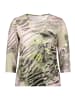 Betty Barclay Basic Shirt mit Print in Khaki/Cream