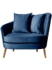 58 aufm Kessel COCKTAILSESSEL Katrina Samtvelours dunkelblau