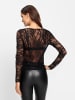 Heine Spitzenshirt in schwarz