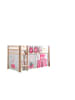 58 aufm Kessel KINDERBETT Karolina 210x114x106 Massivholz Natur Textilset Princess 3