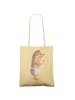 Mr. & Mrs. Panda Shopper Bag Igel Wein ohne Spruch in Gelb Pastell