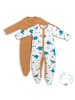 Schlummersack Bio Baby-Schlafanzug langarm 2er Pack in Hellblau