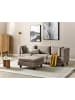 Beliani 4-tlg 3-Sitzer Sofa UNSTAD in Braun/Schwarz