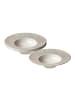 Ritzenhoff & Breker 6er Set Gourmetteller Rimini ø 28 cm grau in grau