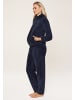 Linga Dore Linga Dore Fluffy homewear Set in Dark denim