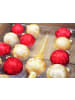JACK Glas Christbaumkugeln + Spitze in Rot/Gold