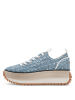 Tamaris Plateau Sneaker in Blau