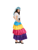 tectake Bequemes, wundervolles, langes Kleid, bunt