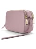 Lazarotti Bologna Leather Umhängetasche Camera-Bag Leder Double-Zip 18 cm in rose