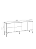 CALICOSY Sideboard LAIKA in Helles - (W) 180  x (H) 80  x (L) 40 cm
