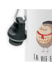 Mr. & Mrs. Panda Kindertrinkflasche Eule Frankreich mit Spruch in Weiß