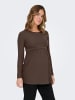 ONLY Bluse in Chocolate Brown