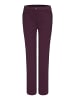 GOLDNER Baumwollhose ANNA Leichte Baumwoll-Hose ANNA in aubergine