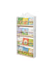 relaxdays Kinderbücherregal "Haus" in Weiß/ Natur - (B)60 x (H)130 x (T)15 cm