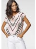 Laura Scott Shirtbluse in rosa-mint-gemustert