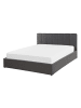 Beliani 2-tlg Doppelbett DREUX in Grau