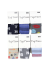 TupTam 6er- Set Strickstrumpfhose in grau/hellblau
