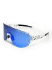 YEAZ SUNGLOW sport-sonnenbrille weiß/blau in weiß / blau