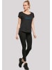 F4NT4STIC Long Cut T-Shirt Koi Fish Japan Streetstyle in schwarz