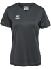 Hummel Hummel T-Shirt Hmlauthentic Multisport Damen Atmungsaktiv Feuchtigkeitsabsorbierenden in ASPHALT