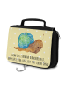 Mr. & Mrs. Panda Beautycase Schnecke Sir mit Spruch in Gelb Pastell