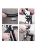 relaxdays Fahrrad Multitool in Schwarz/Silber